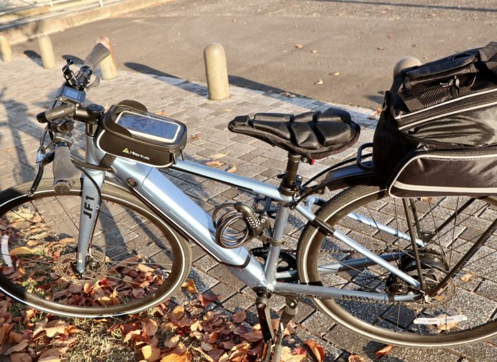 e-bike サドルをエアクッションに変えてみた